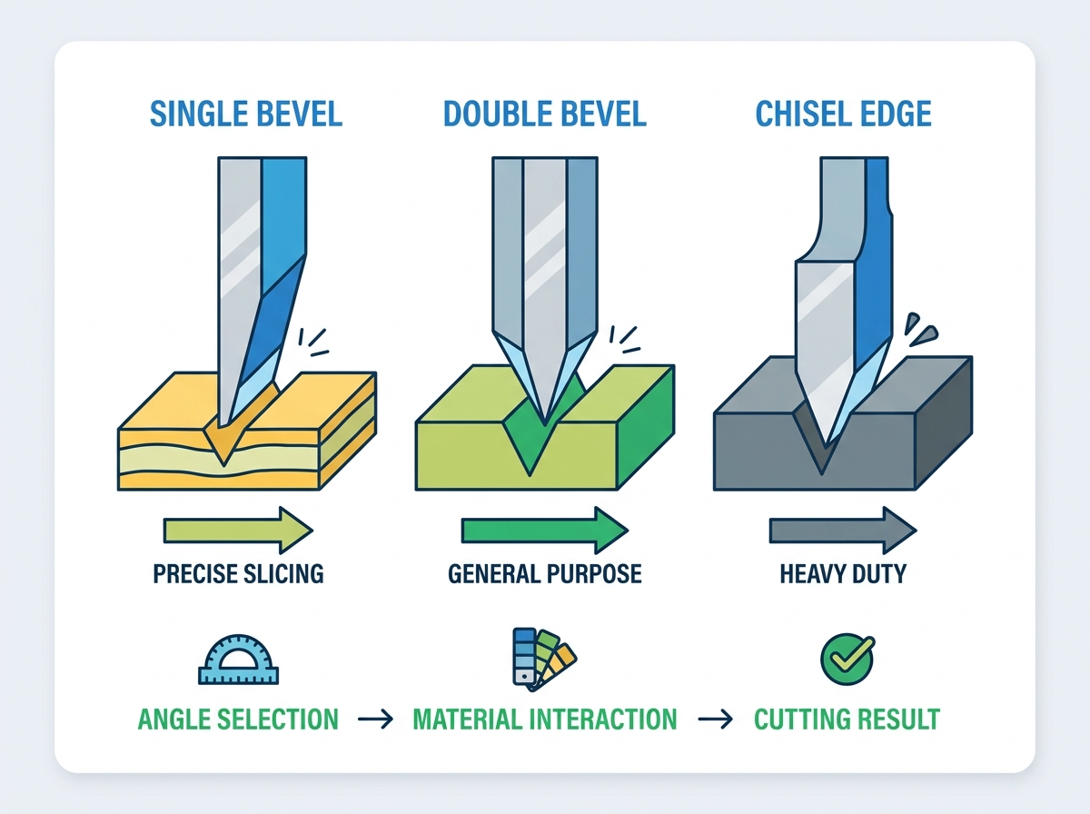 Industrial Blade Edge Geometry